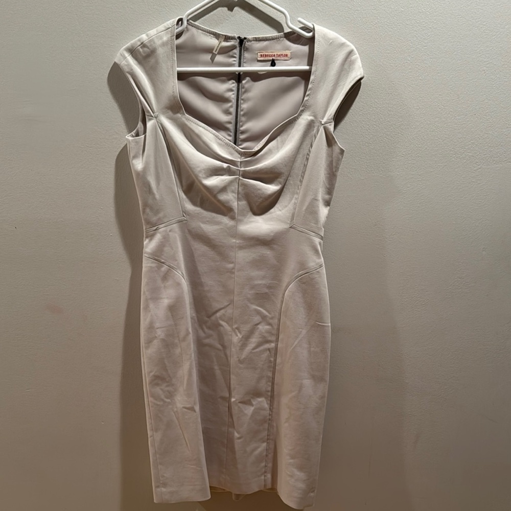 Rebecca Taylor mini dress with silk trim Sz6